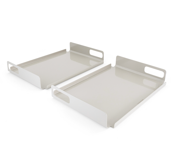 Convex Tray Olive Green SET OF 2  - M -