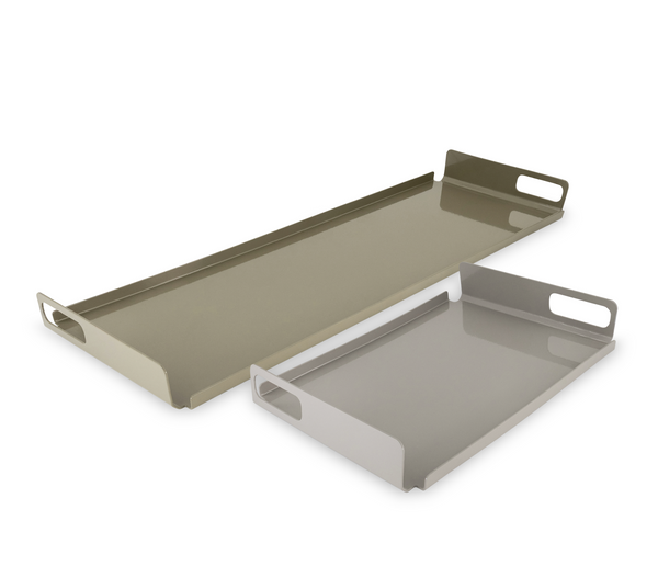 Convex Tray Olive Green SET OF 2  - L&M -