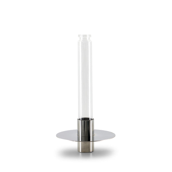 Ova steel Vase