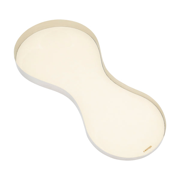 Ova steel tray Ivory